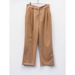 Abercrombie & Fitch Tan Wide Leg Trouser Pants Size 10 / 30